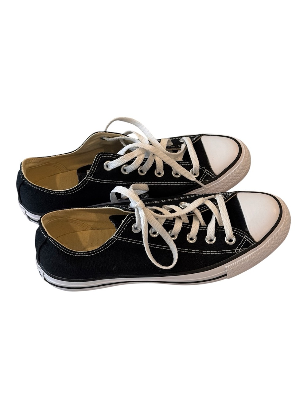 Converse Chuck Taylor All Star Black Classic Low-Top Sneakers - Picture 5 of 8